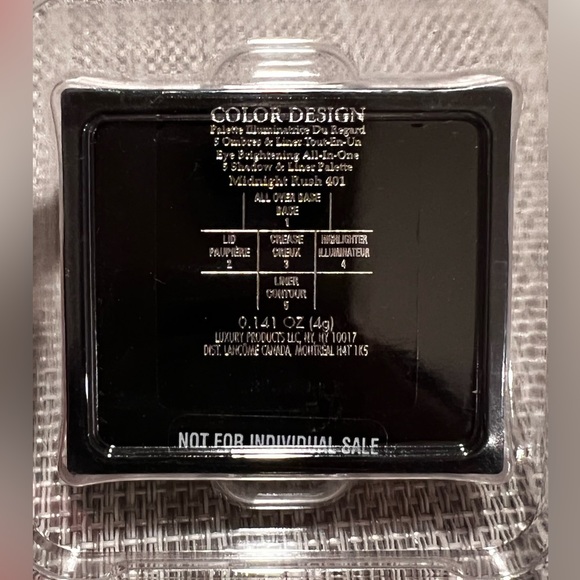 Lancôme Eyeshadow MIDNIGHT RUSH #401 - Picture 2 of 2